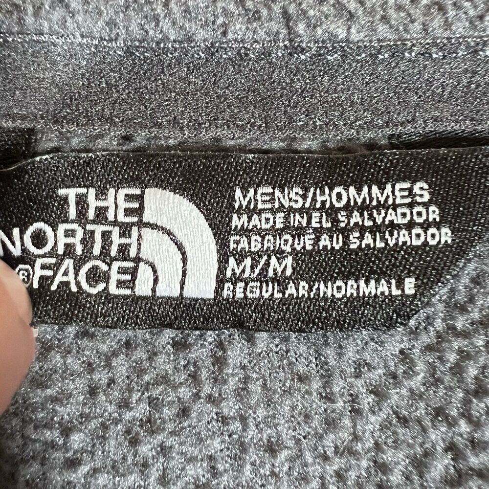 The North Face Denali 2 Fleece Full Zip Black/Grey Jacket Men's Medium - Picture 7 of 8